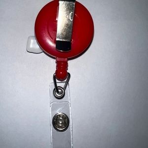 retractable reel id badge holder
